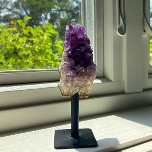 Amethyst Crystal Statement Piece